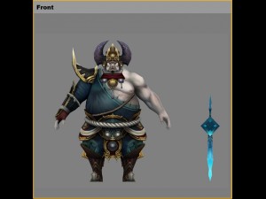 low poly 3d characters-destruction 3D Модель