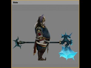 low poly 3d characters-destruction 3D Модель