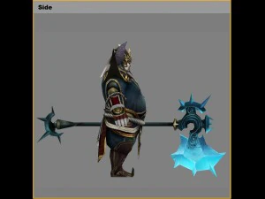 low poly 3d characters-destruction 3D Model
