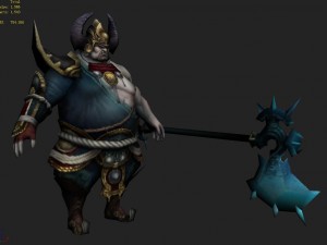 low poly 3d characters-destruction 3D Модель