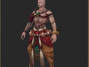 low poly 3d characters-good boy 3D Model