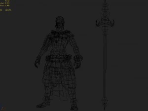 low poly 3d characters-good boy 3D Model