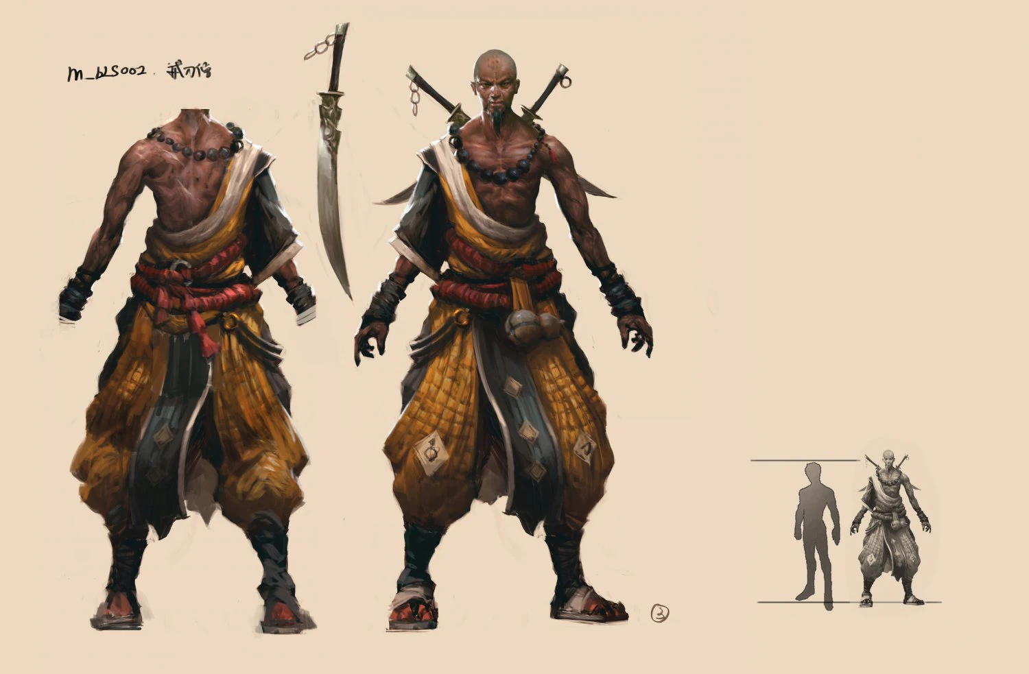 low poly 3d characters-shaolin temple 3D Model .c4d .max .obj .3ds .fbx .stl .blend 