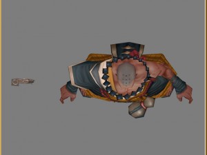 low poly 3d characters-shaolin temple 3D Model