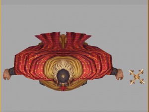 low poly 3d characters-shaolin abbot Modelo 3D