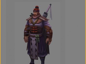low poly 3d characters-shen tu 13 3D Model