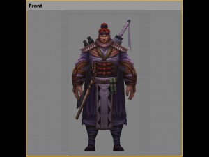 low poly 3d characters-shen tu 13 3D Model