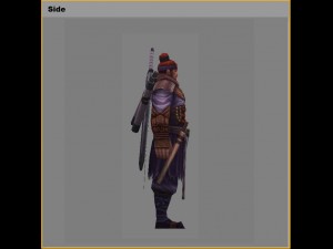 low poly 3d characters-shen tu 13 3D Model