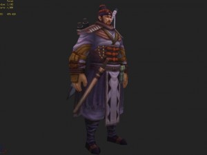 low poly 3d characters-shen tu 13 3D Model