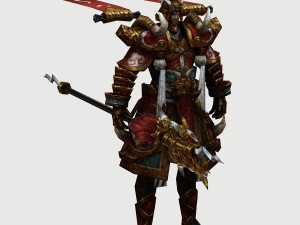 low poly 3d characters-haotian day will 3D 모델