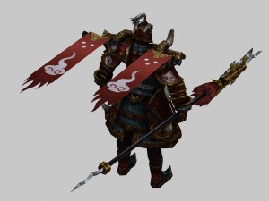 low poly 3d characters-haotian day will 3D 모델