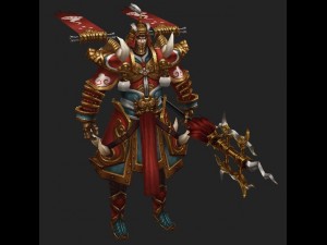 low poly 3d characters-haotian day will 3D 모델