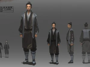 लो पॉली 3डी अक्षर 3D मॉडल