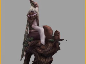 low poly 3d characters-eighteen public 3D Model