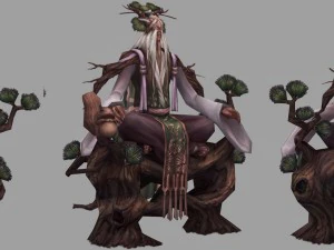 low poly 3d characters-eighteen public 3D Model