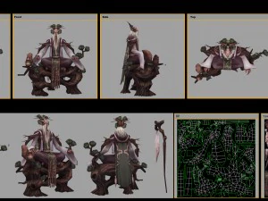 low poly 3d characters-eighteen public 3D Model