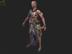 low poly 3d characters 3D Model