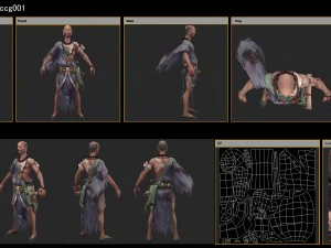 low poly 3d characters 3D Model