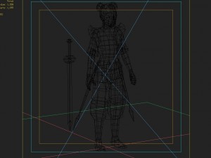 low poly 3d characters-swords apprentice Model 3D