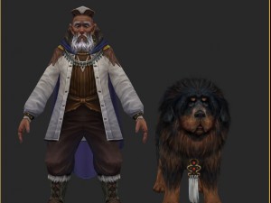 low poly 3d characters- shou lingren hasan 3D Model
