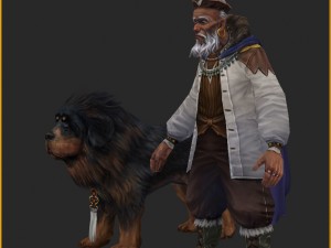 low poly 3d characters- shou lingren hasan 3D Model