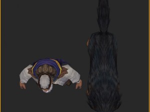 low poly 3d characters- shou lingren hasan 3D Model