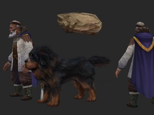 low poly 3d characters- shou lingren hasan 3D Model