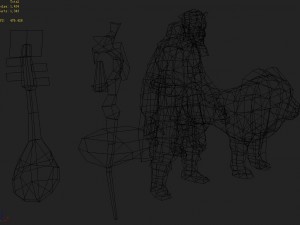 low poly 3d characters- shou lingren hasan 3D Model