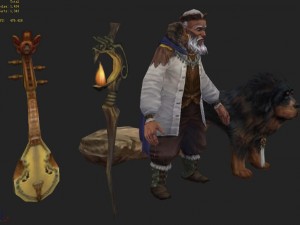 low poly 3d characters- shou lingren hasan 3D Model