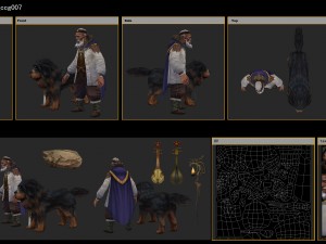 low poly 3d characters- shou lingren hasan 3D Model