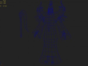 low poly 3d characters-taibai venus Modello 3D