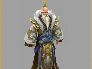 low poly 3d characters-too laojun Modèle 3D