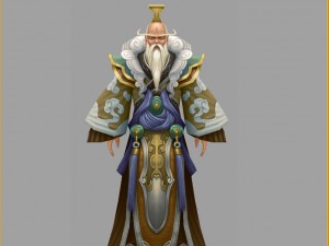 low poly 3d characters-too laojun Modèle 3D