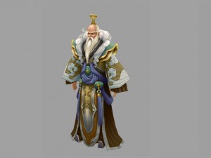 low poly 3d characters-too laojun Modèle 3D