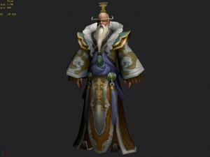 low poly 3d characters-too laojun Modèle 3D