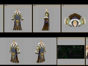 low poly 3d characters-too laojun Modèle 3D