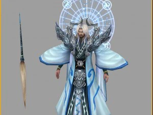 low poly 3d characters- taiyi real people 3D Model