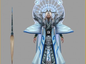 low poly 3d characters- taiyi real people Model 3D