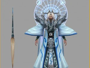 low poly 3d characters- taiyi real people 3D Model