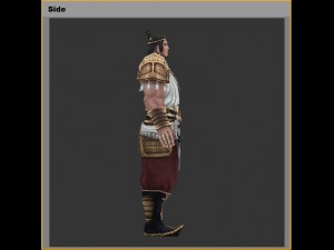 low poly 3d characters-day soldier 01 3D Model