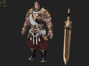 low poly 3d characters-day soldier 01 3D Model