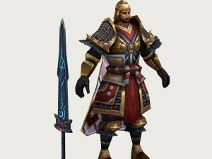 low poly 3d characters-day soldier 02 3D Model