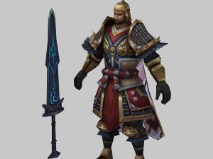 low poly 3d characters-day soldier 02 3D-Modell