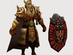low poly 3d characters-day soldier 03 3Dモデル