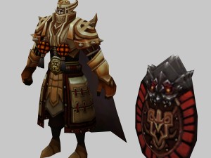 low poly 3d characters-day soldier 03 3D मॉडल