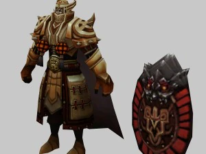 low poly 3d characters-day soldier 03 3D Model