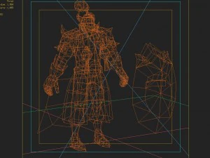 low poly 3d characters-day soldier 03 3D Model