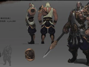 soldado do dia de personagens 3d low poly 12 Modelo 3D