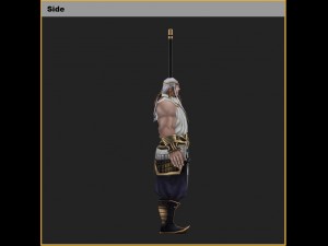 low poly 3d characters-day soldier 12 Modelo 3D