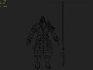 low poly 3d characters-day soldier 12 3D Model